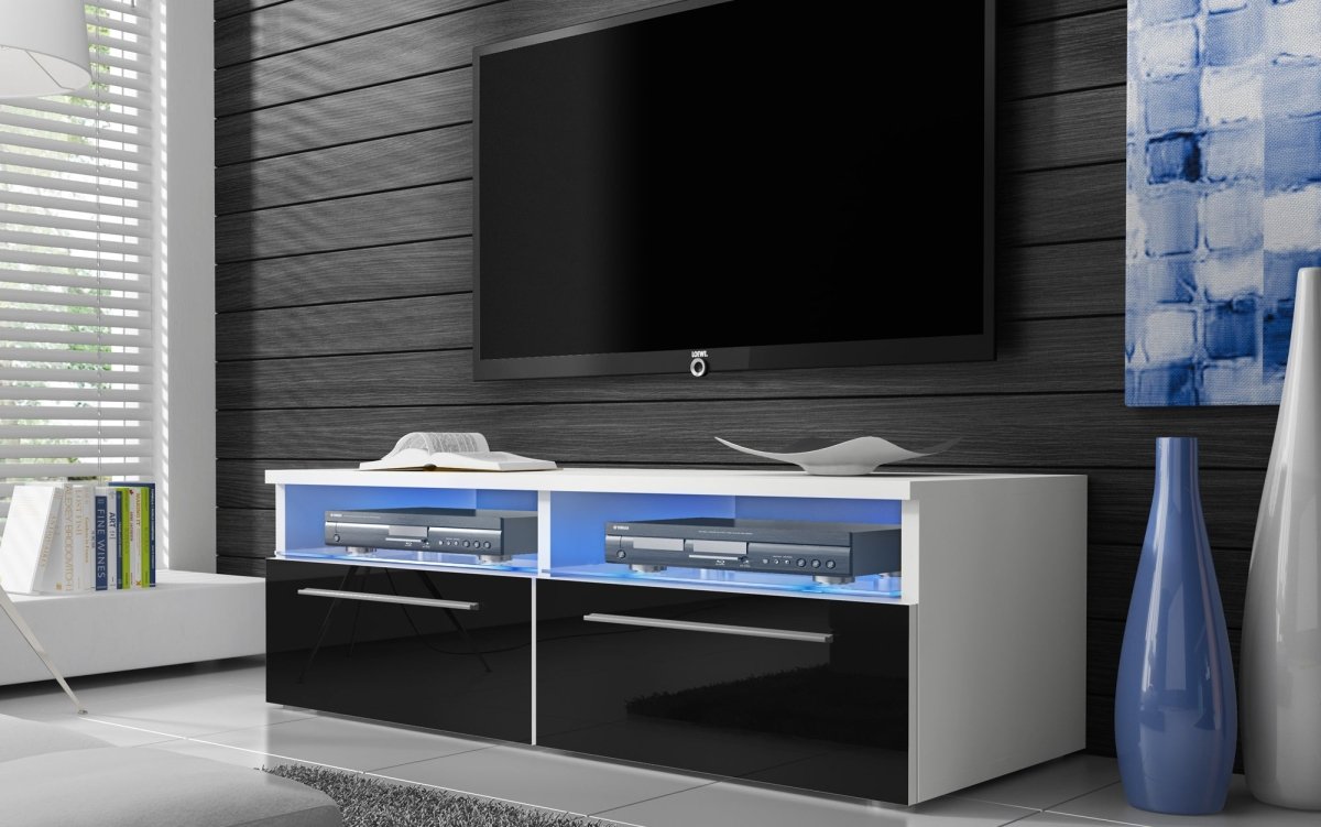 TV Lowboard Lumino mit LED - Luxusbetten24